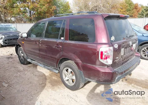 2007 Honda Pilot Ex-L from USA, damaged, VIN 2HKYF18747H508218